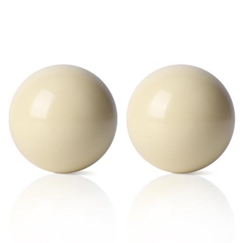 Palla Da Biliardo Bianca, 2 Pezzi 5.72CM Standard in Resina per Allenamento - Stecca Da Biliardo