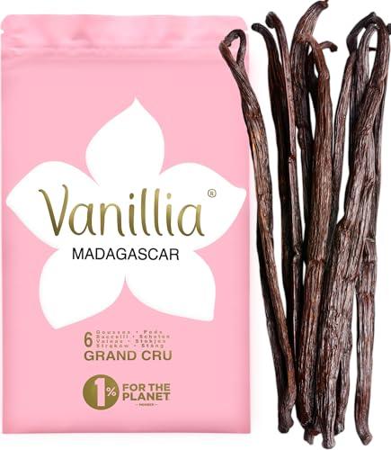 6 Baccelli di Vaniglia Bourbon del Madagascar • GRAND CRU 2025 • Bacche 14/16cm • FreshZIP Vanillia