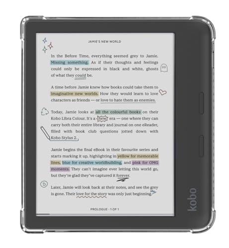 Zcooooool Custodia per Kobo Libra 2 Colour eReader 7 Pollici Angoli Rinforzati