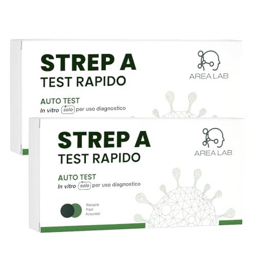 2X Tamponi Streptococco A | Strep A Test Rapido | Tampone Faringeo Streptococco | Marchio CE | Tamponi Per Adulti e Bambini | Kit Autodiagnosi con Abbassalingua | Registrato Ministero della Salute (2)