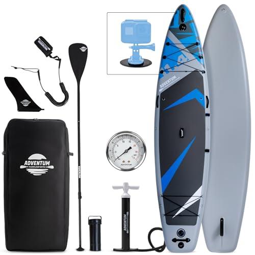 Tavola da SUP gonfiabile 347 cm – fino a 230 kg - Supporto per action camera - Veloce e maneggevole per touring e prestazioni - Grigio pietra