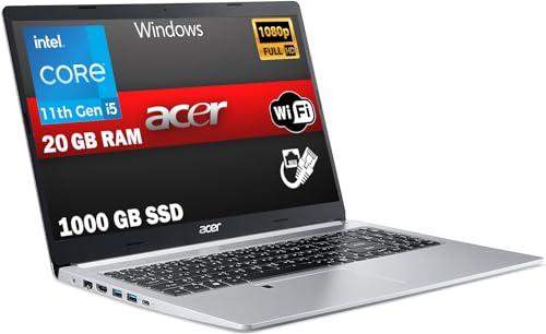 acer Notebook Pc Portatile, Extensa 15,CPU i5-1235U 10 Core, RAM 20 Gb SSD da 1000 Gb, 15.6