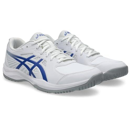 ASICS Court Slide 4, Sneaker Uomo, Bianco Cobalto Scuro, 43.5 EU