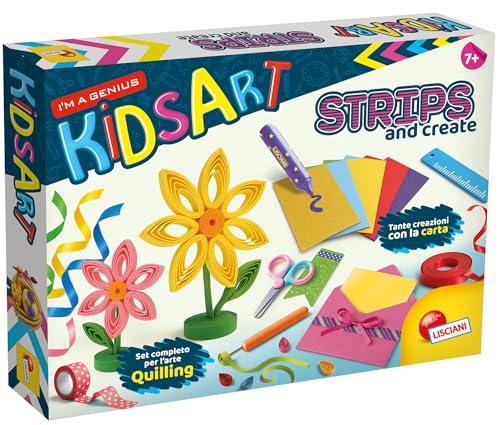 Lisciani Giochi- I'm a Genius Kids Art Strips And Create, 114153