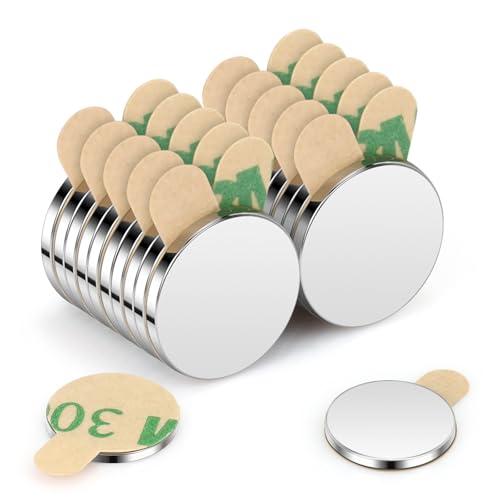Magneti al Neodimio Wukong 10x1mm | Confezione da 20, Mini Magneti Estremamente Potenti Rotondi Piccoli Magneti Per Lavagna Magnetica per Lavagna Magnetica, Frigorifero, Artigianato, Ufficio, Cucina