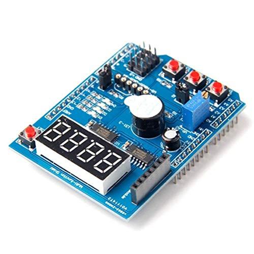 HiLetgo Multi-Functional Interface Shield Protype Shield Expansion Board for Arduino UNO MAGE 2560 with LM35 Infrared Receiver Buzzer Bluetooth Wireless Interface Expansion Function