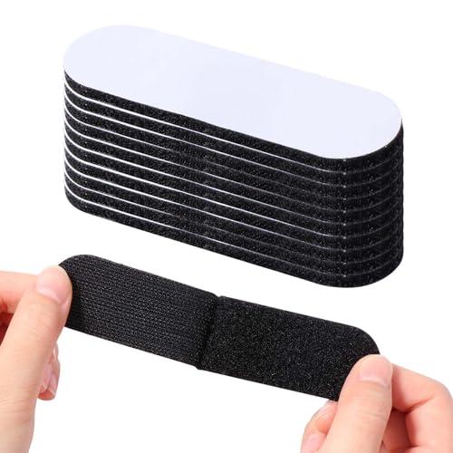 Blendura Strappo Adesivo, Feltro Adesivo Forte Biadesivo 10 Pezzi 3 x 10 cm Autoadesivo Nastro a Strappo, Stretch Adesivo per Pareti,Pavimento,Plastica,Vetri,Metalli