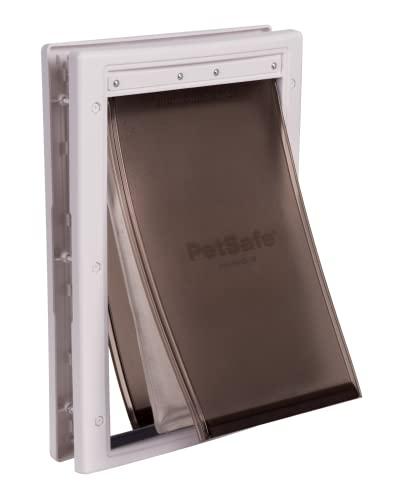 PetSafe Gattaiola per Condizioni Meteo Estreme in plastica ad Alta Efficienza Energetica per Cani e Gatti - Sistema Flap Isolato - Telaio Resistente, media (M)