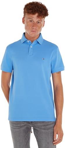 Tommy Hilfiger Maglietta Polo Maniche Corte Uomo 1985 Regular Fit, Blu (Blue Spell), L