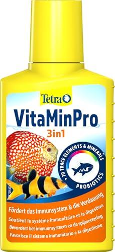 Tetra VitaMinPro 3in1, Trattamento probiotico dell’acqua per migliorare le condizioni di vita di tutti gli abitanti dell’acquario, flacone da 100 m
