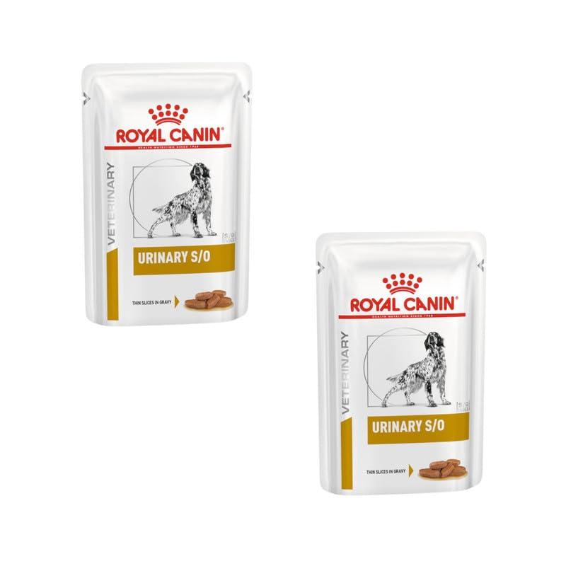 ROYAL CANIN Veterinary s/o Canine per cani | Confezione Doppia | 2 x 12 x 100 g | Cibo umido per cani | Pezzi fini in salsa | Per favorire la dissoluzione dei calcoli di struvite