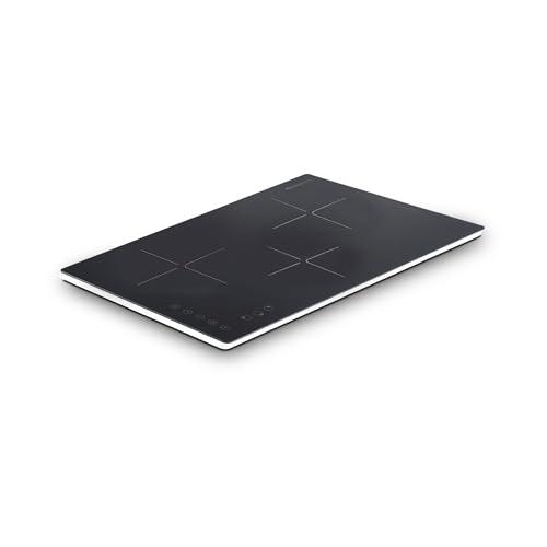 Family OBLIVION 3, Piano Cottura Induzione, Portatile, 3 Fuochi, Funzione timer fino a 3 ore, Blocco di sicurezza per bambini, Protezione contro il surriscaldamento, Solo 5 cm di Spessore
