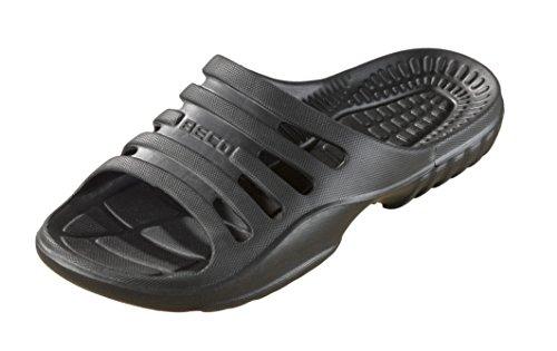 Beco Beco Pantoletten, Badelatschen Unisex - Ciabatte Uomo, Nero (Blank 0), 43 EU, Pair