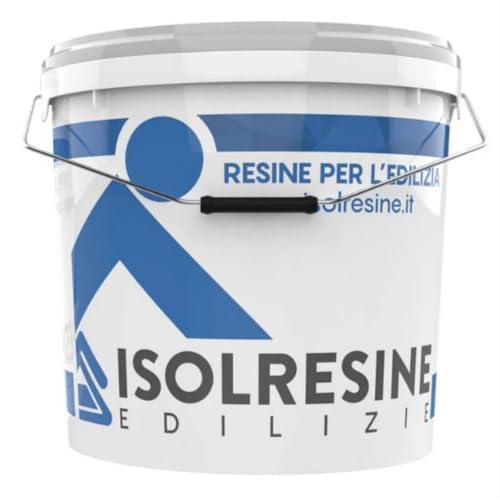 ISOLRESINE Guaina Liquida Grigia Resingum 2000 Protezione Impermeabilizzazione Tetti Terrazze Balconi Superfici Inclinate Piane (Formato : 5 Kg)