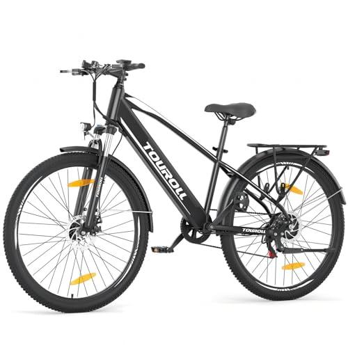 Touroll Bicicletta Elettrica, J1/J1 ST, Batteria Rimovibile 15.6Ah, Autonomia di 100-50 km, bicicletta elettrica uom, Motore 45 NM J1