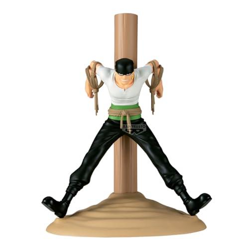 Banpresto Action Figure Zoro One Piece FL, Pirate Hunter 17 cm, BP29758P, multicolore, statuetta da collezione, ottimale per i fan dell'anime One Piece