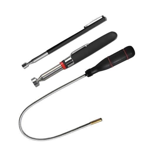 3 pezzi asta magnetica telescopica magnete forte originale, flessibile, magnetico, telescopica