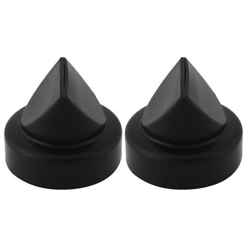 eMagTech Valvola di scarico in gomma per filtro dell'aria del trattore, 2 pezzi, 50 mm, compatibile con Massey Ferguson 133 135 140