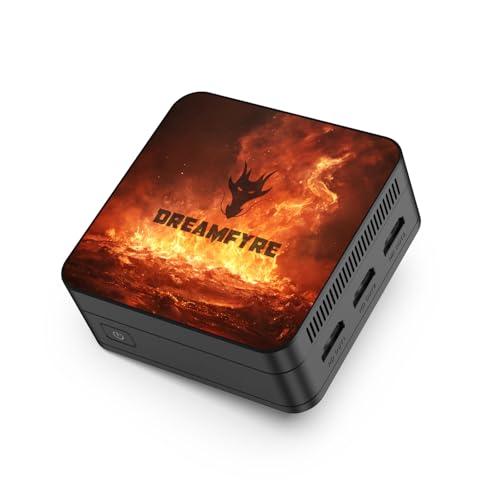 DREAMFYRE Mini PC N100 12GB DDR5/512GB M.2 SSD, Alder Lake N100 Mini Computer (up to 3.4GHz), Mini Desktop, Tour PC 4K Triple Display, WiFi 5, Bluetooth 5.0 for Home/Office/School
