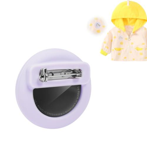 AXFEE Confezione Custodie per Air-Tag per Bambini, Ustodia per tracciatore GPS nascosta, Custodia in silicone Airtag con Pin, Adatta per Bambini, Anziani, Animali Domestici, Zaino-Unicorno