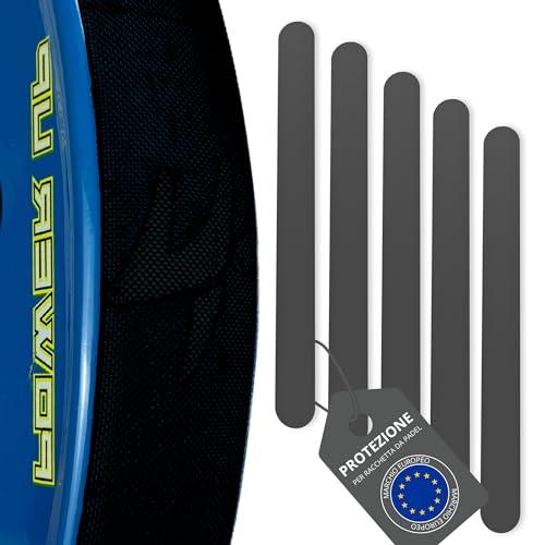 Ph Pro Heat Confezione 5 Protezione Racchetta Padel Transparente - Protettore Racchetta Padel Robusto, Resistente e Leggero 35x370mm - Paracolpi Racchetta Padel Adattabile.