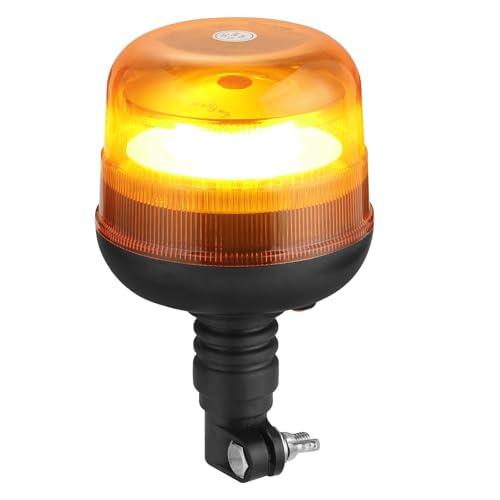 PROZOR 48W Stroboscopica Lampeggiante Luce IP67 per Auto di 12/24V Stroboscopica Magnetica di Emergenza 10 Modalità 48LED Lampeggiante di Segnalazione di Recupero Design del Rflettore a Specchio