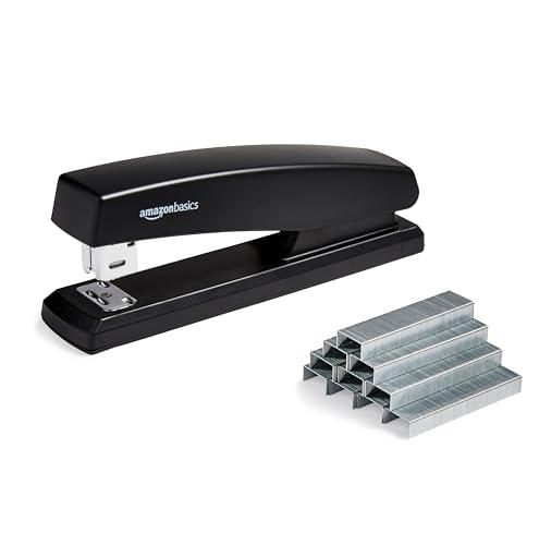 Amazon Basics - Spillatrice con 1000 punti metallici - Nero, Confezione da 1