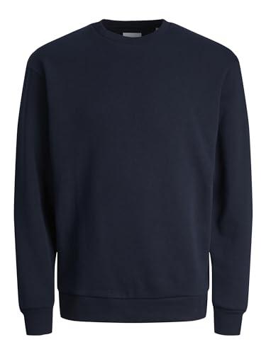 JACK & JONES Jjebradley Sweat Crew Noos, Felpa Uomo, Marino, XL