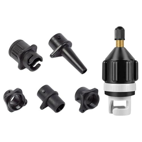 BOGCLEE Adattatore per Pompa per Valvola SUP, Adattatore Pompa SUP Compressore, Convertitore di Valvola d'Aria Multifunzionale Gonfiabile per Tavola da Surf, Paddle, Kayak