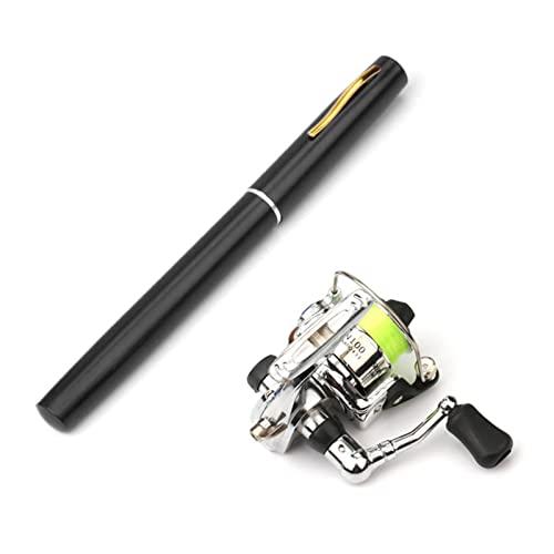 Canna da pesca pieghevole Mulinello Combo Mini Penna Kit canna da pesca telescopica Canna da pesca Mulinello Combo Kit