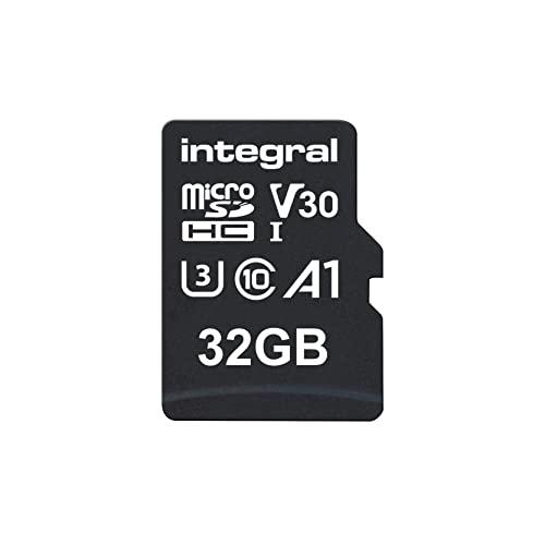 Integral UltimaPro - Memory Card 32 GB microSDHC/100 MB/s/Class 10 UHS-I U3/ V30 + Adapter