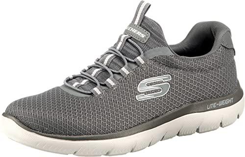 Skechers Summits, Scarpe da Ginnastica Uomo, Charcoal Mesh Trim, 46 EU