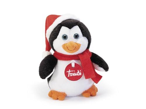 Trudi Trudino Pinguino di Natale con Tana Pinguino Natalizio trudino. Peluche Albero di Natale Decorazioni e addobbi | 9x17x13cm Taglia XS | Christmas | Modello 55474