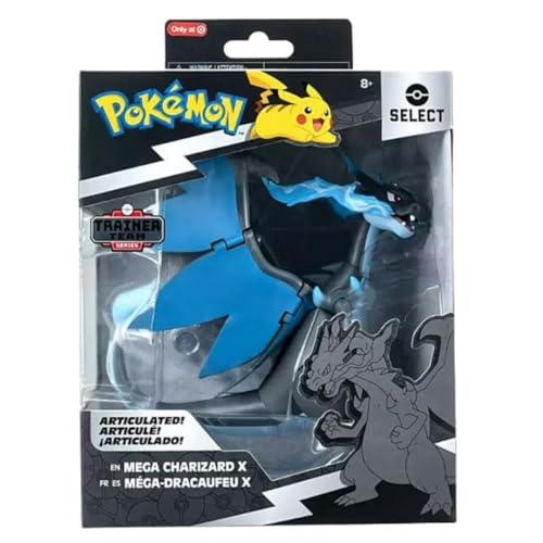 Pokémon Select Mega Charizard X - Figura super articolata da 15 pollici con 15 punti di articolazione