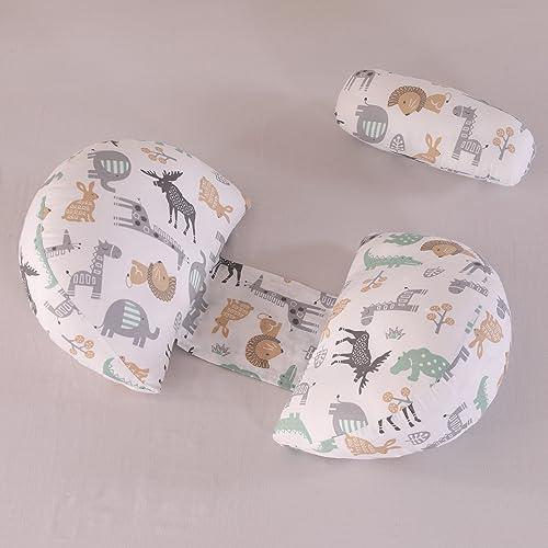 SHANNA Cuscino Gravidanza per Dormire, Cuscino allattamento e Gravidanza, NUOVO Cuscino Comfort Regolabile per Tutto Il Corpo, Maternità e Cuscino Supporto, Fodera Rimovibile e Lavabile (Gris Oscuro)