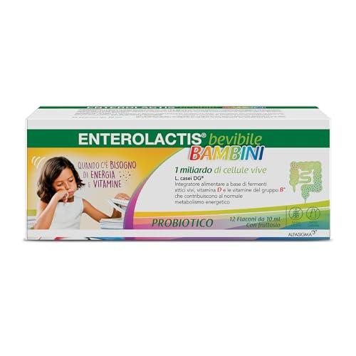 Enterolactis Bambini Bevibile 12 flaconcini gusto lampone: equilibrio intestinale e vitalità