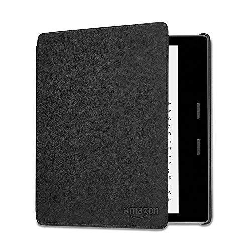 Custodia in pelle per Kindle Oasis, nero — Solo per dispositivi di 10ª generazione (modello 2019) e 9ª generazione (modello 2017)