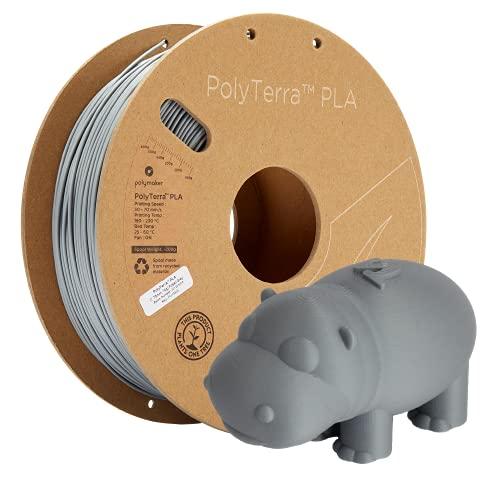 Polymaker PolyTerra PLA Fossil Grey - 1.75mm - 1kg