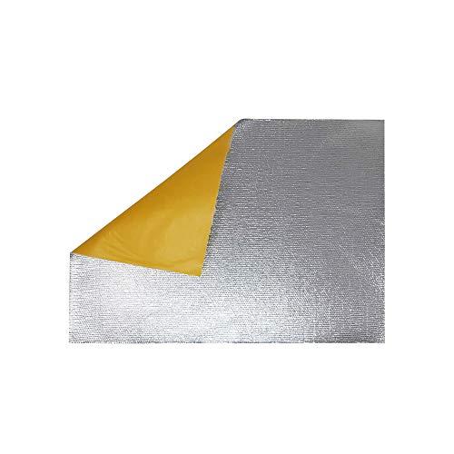 4R Quattroerre.it - 16020 - Foglio Paracalore Termo Isolante Adesivo per Moto e Auto, 35 x 50 cm
