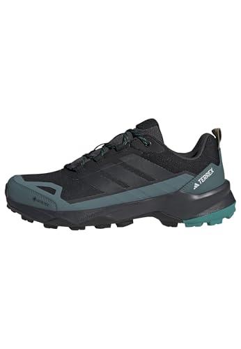 Adidas Uomo Terrex Skychaser AX5 Gore-Tex Hiking Shoes, Core Black/Carbon/Pure Teal, 43 1/3 EU