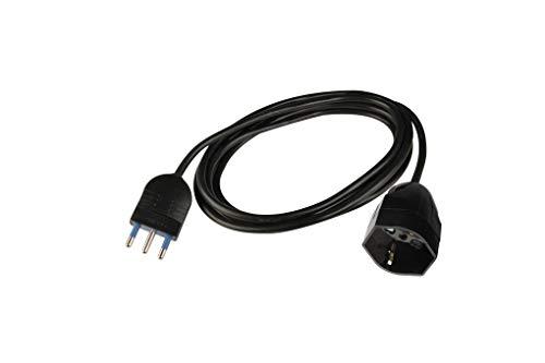 Poly Pool PP2621.1Q 3mt Prolunga Elettrica sp.16A pr.pl.10/16A 2P+T, Nero