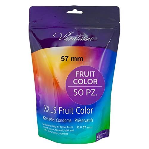 Vibratissimo La Mia Taglia Fruit Color 57 mm - 50 pezzi, Multicolore