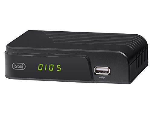Trevi HE 3365 T2 Decoder Digitale Terrestre HD DVB-T2 HEVC con Codec H.265 10 Bit, HDMI, USB, Scart, Telecomando