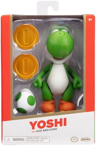 Nintendo Super Mario Figur Yoshi w/Egg in Sammlerbox, 10cm (ex)