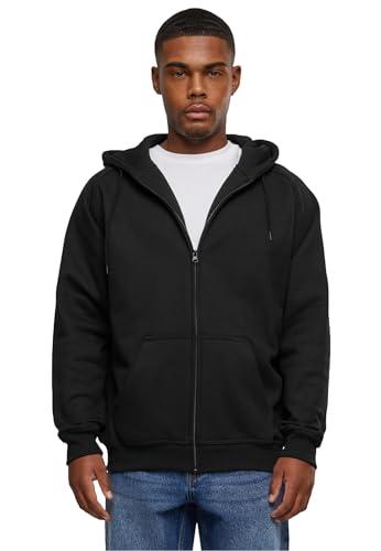 Urban Classics TB014C-Zip Hoody, Felpa con Cappuccio Uomo, Nero, S