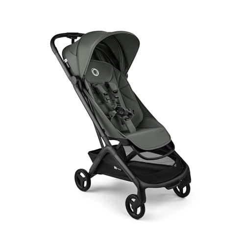 Bugaboo Butterfly 2 Passeggino Leggero da Viaggio Dimensioni Cabina, Portatile, Piegabile con Una Mano, con Seduta Reclinabile, Cestino Portaoggetti e Tracolla - da 6 Mesi a 4 Anni - Forest Green