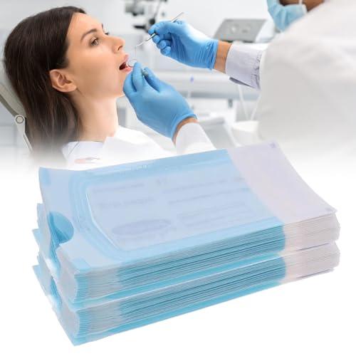 Sacchetto Di Sterilizzazione,Buste Per Sterilizzazione,200pcs Sacchetto Per Sterilizzazio,Sacchetti Per Autoclave,Sacchetti Auto Sterilizzazione,Sacchetto Sterilizzazione Autosigillante(57 X 130 MM)