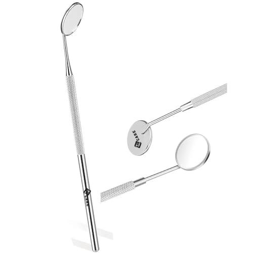 YSCARE Specchio per bocca dentale Specchio per denti orali per ispezione Igiene orale Controllo della bocca Strumento di estensione Utilizzato anche per le estensioni delle ciglia