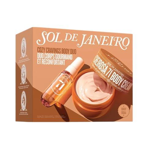 Sol de Janeiro Cheirosa 71 Cozy Cravings Body Duo Set, profumo nebbia 30 ml e crema corpo 240 ml, set regalo edizione limitata
