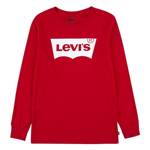 Levi's Lvb L/S Batwing Tee, Maglia a maniche lunghe Bambini e ragazzi, Rosso (Superred), 12 anni